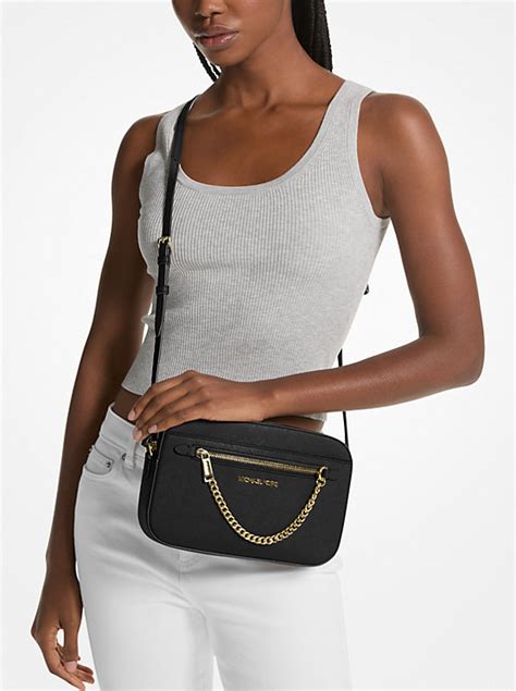 michael kors jet set fulton crossbody|Michael Kors jet set saffiano.